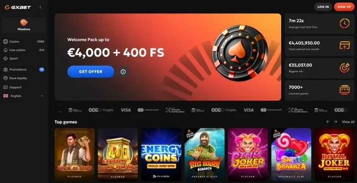 Gxbet Casino Casino